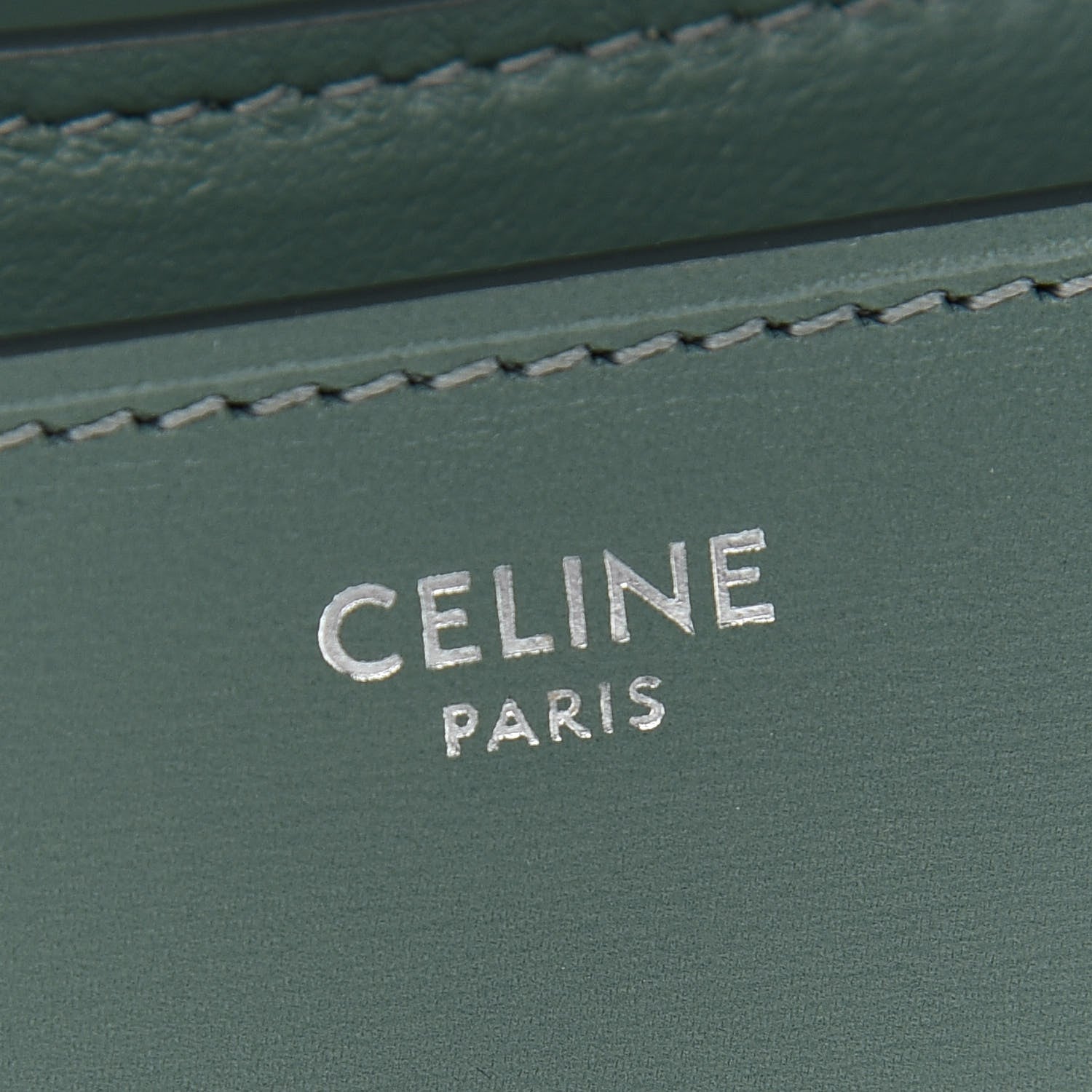 Celine Box Calfskin Medium Classic Box Flap Bag Jade 6 of 15