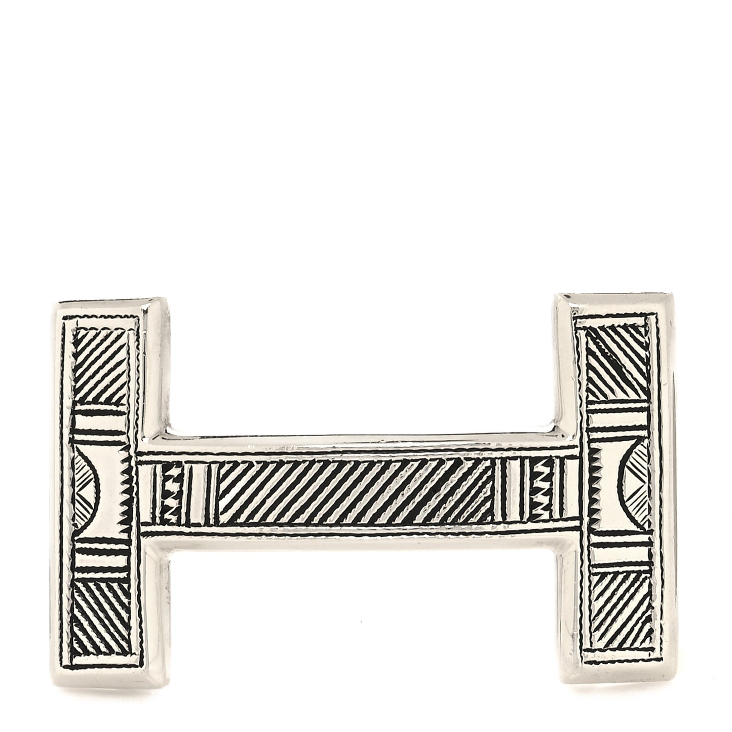 Sterling Silver Touareg 32mm H Belt Buckle