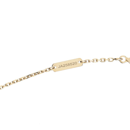 Van Cleef & Arpels 18K Yellow Gold Black Onyx Vintage Alhambra Pendant Necklace 6 of 6