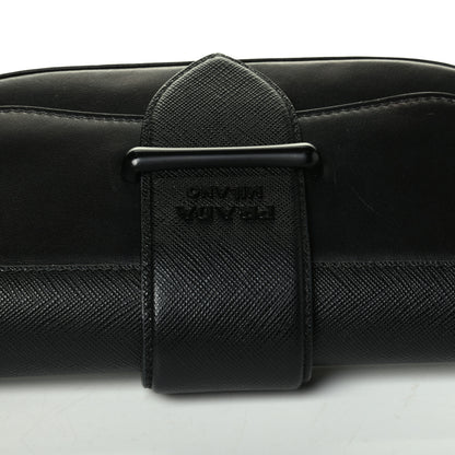 Prada City Calfskin Saffiano Mini Sidonie Shoulder Bag Black 5 of 7