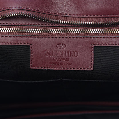 Valentino Garavani Vitello Rockstud Messenger Bag Rubin 6 of 12