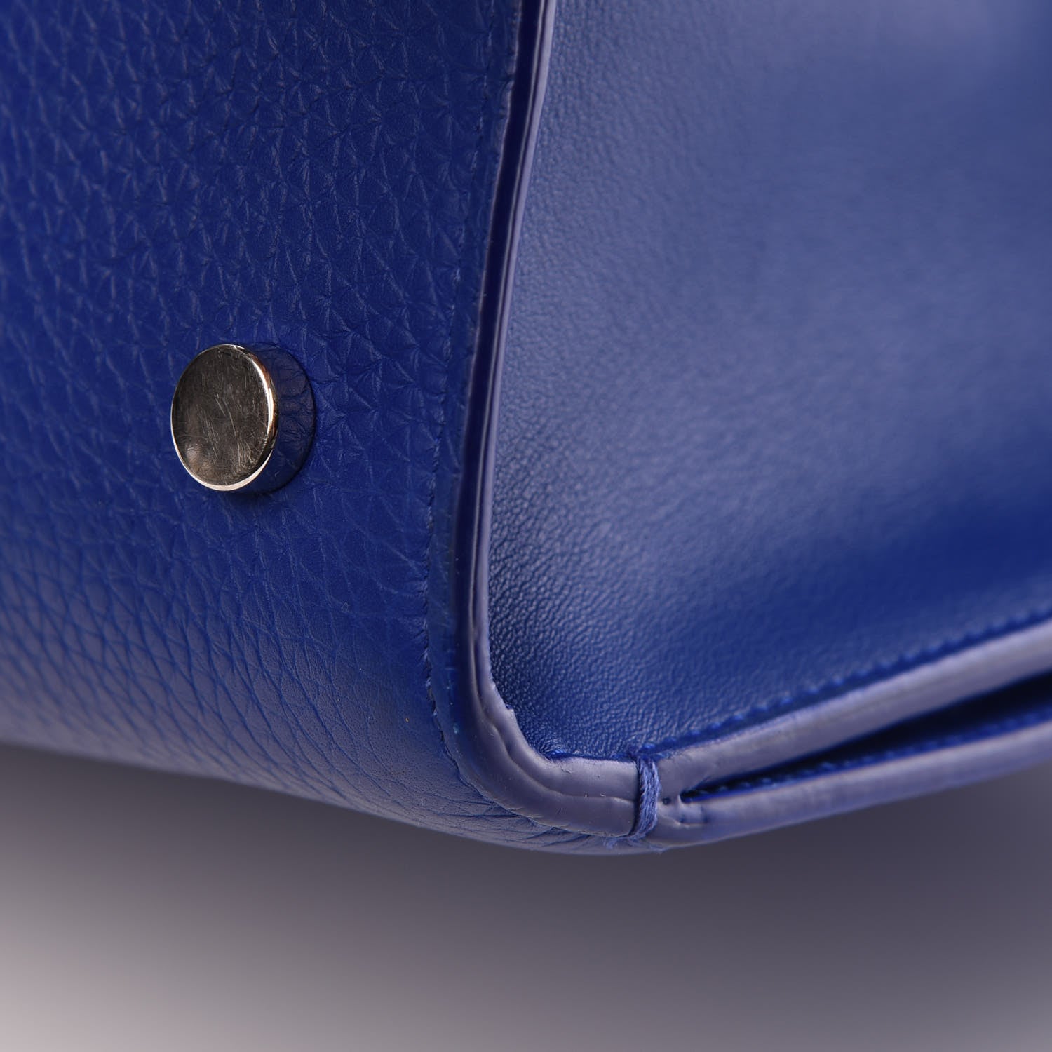 Christian Dior Bullcalf Medium Diorever Flap Yves Klein Blue 14 of 19