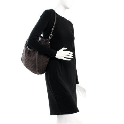 Gucci Monogram Medium Abbey Convertible Tote Dark Brown 2 of 10