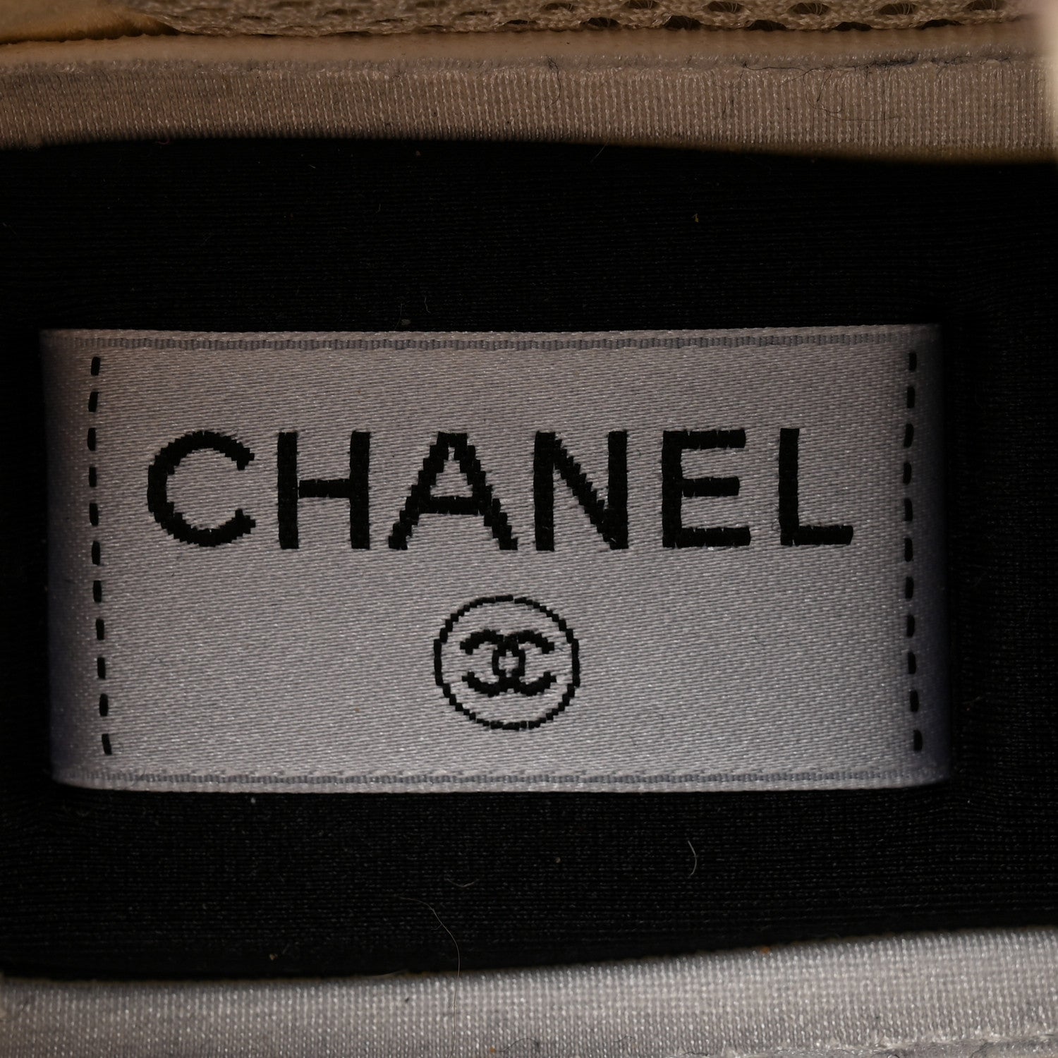 Chanel Fabric Suede Calfskin CC Sneakers 36.5 Pink Beige Multicolor 6 of 13