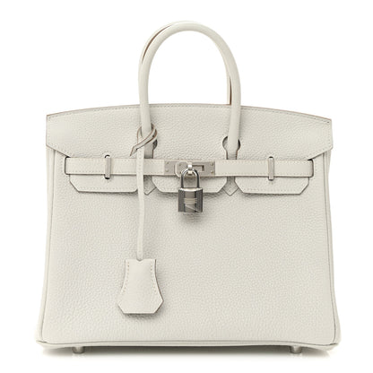 Hermes Togo Birkin 25 Gris Pale 1 of 15
