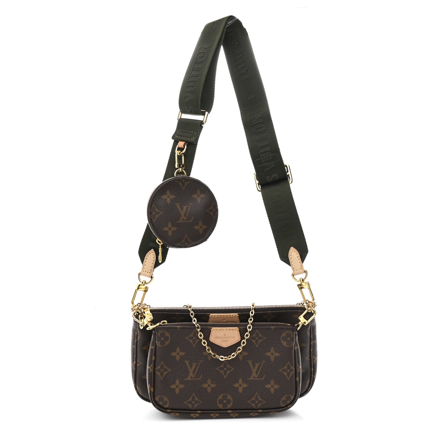 Louis Vuitton Monogram Multi Pochette Accessories Kaki 1 of 14
