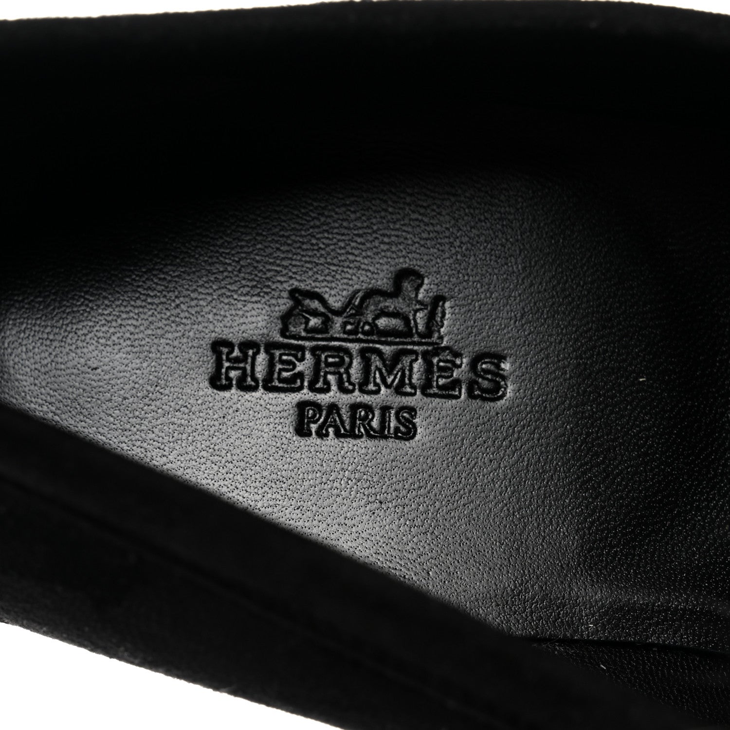 Hermes Mink Fur Suede Goatskin Paris Loafers 36.5 Black 7 of 9