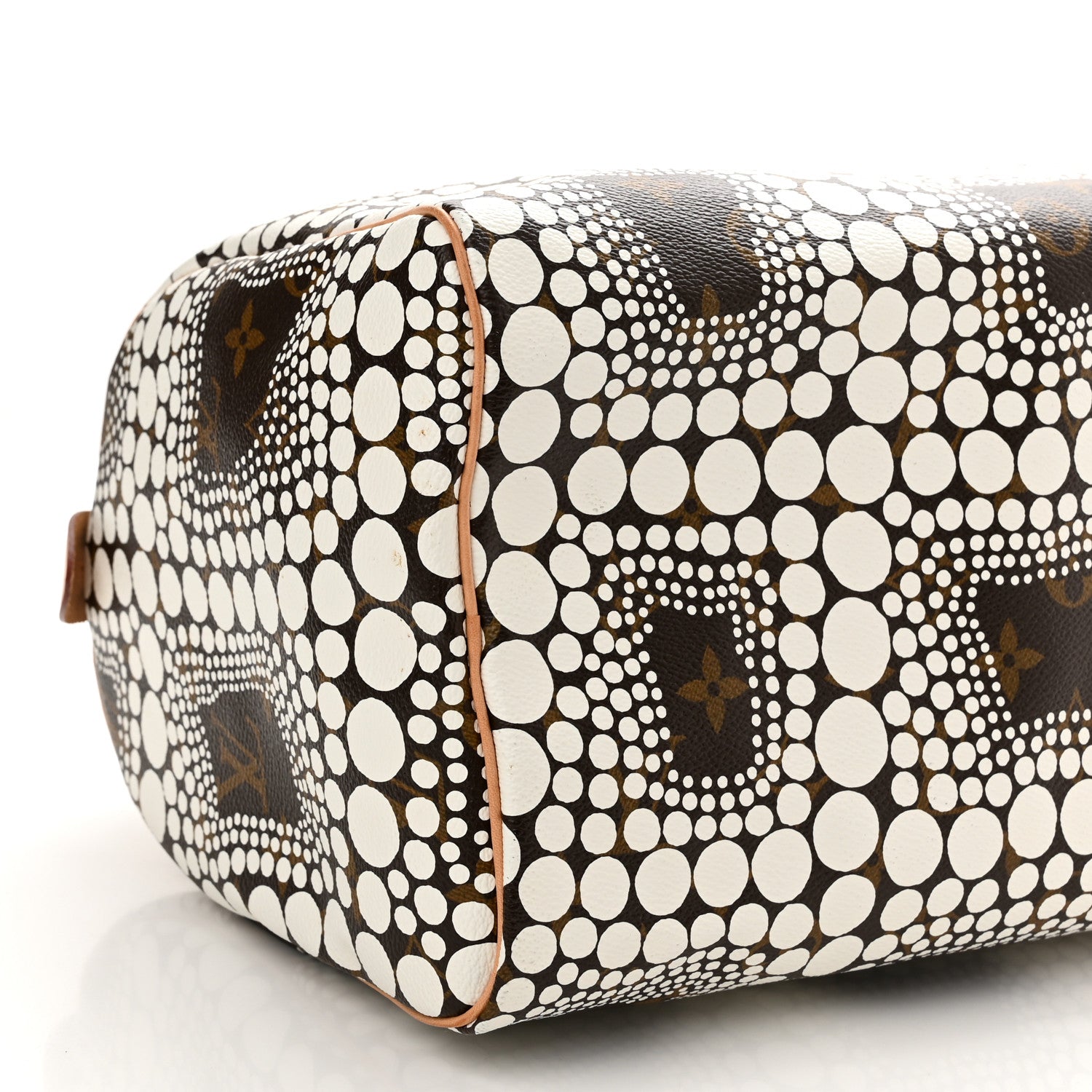 Louis Vuitton Monogram Kusama Town Speedy 30 White 8 of 10