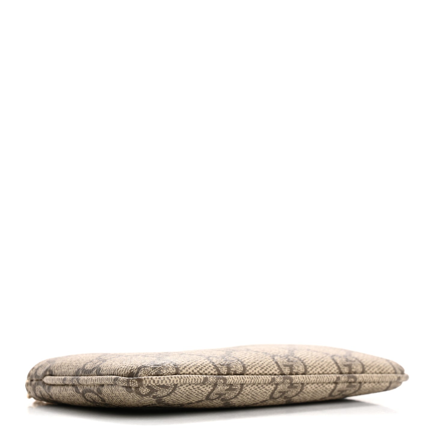 GG Supreme Monogram Selleria Key Case  Beige Black