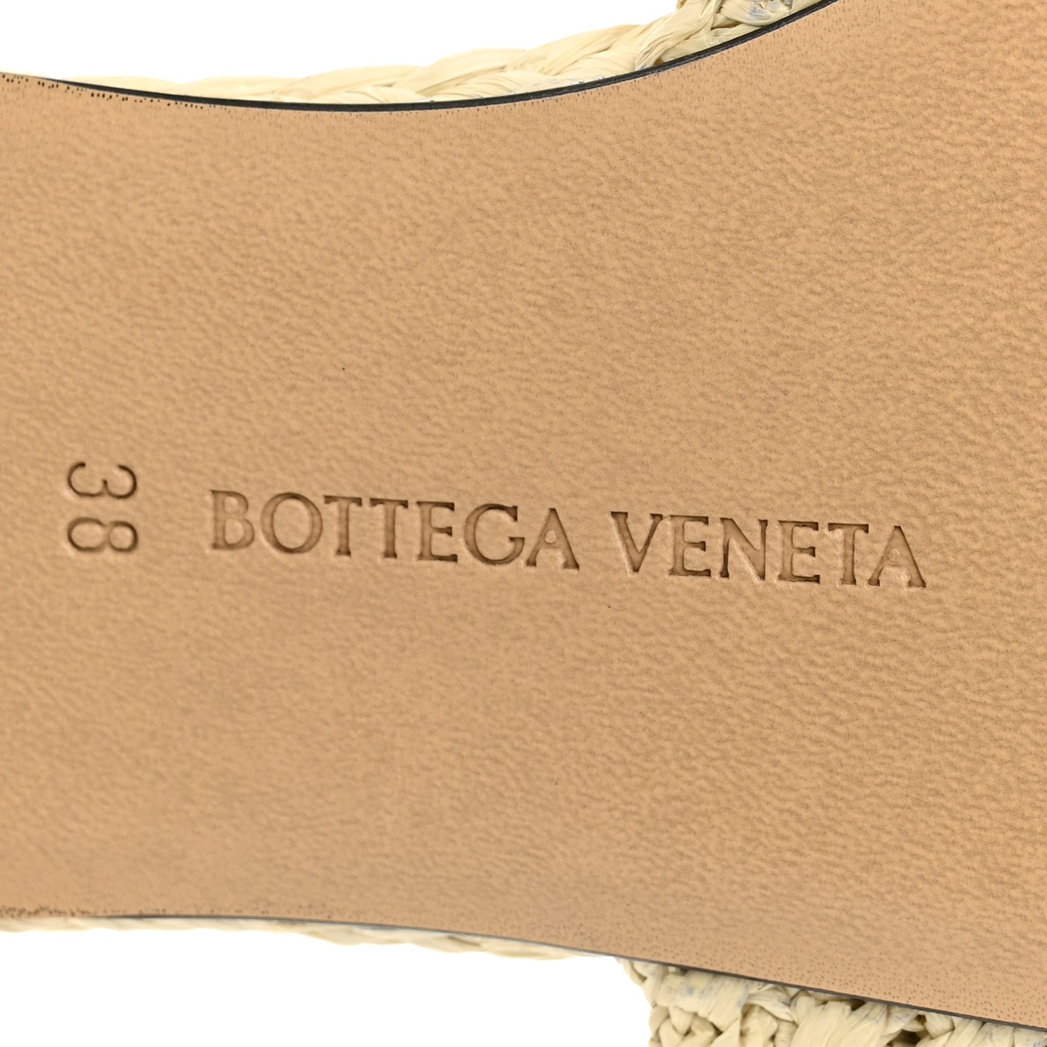 Bottega Veneta Raffia Intrecciato Lido Flat Sandals 38 White 8 of 8