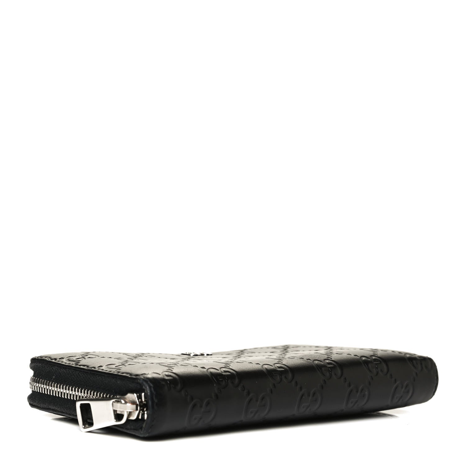 Gucci Guccissimma Signature Dorian Zip Around Wallet Black 4 of 8