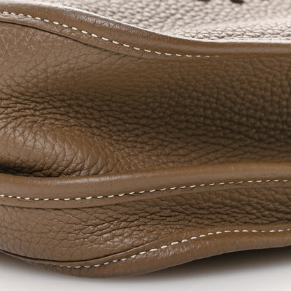 Hermes Taurillon Clemence Evelyne III PM Etoupe 10 of 10