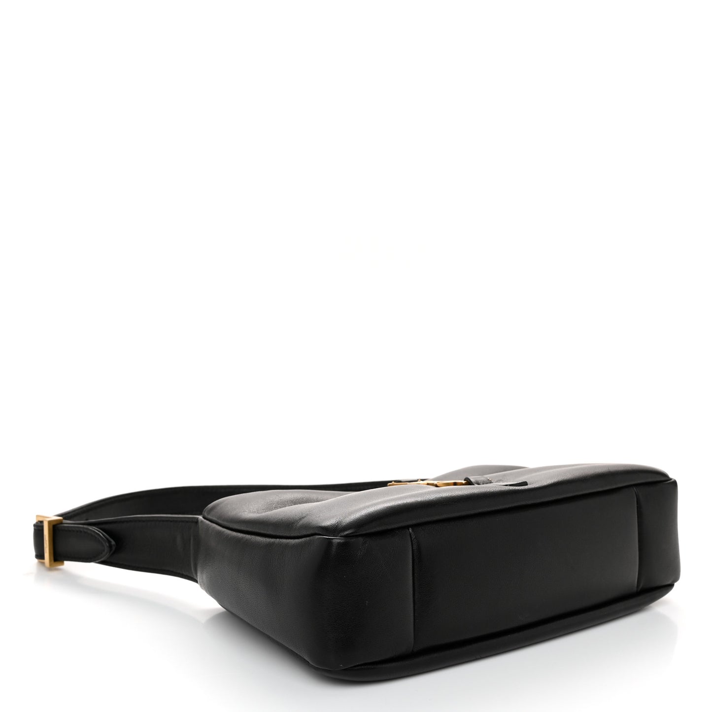 Padded Lambskin Le 5 A 7 Hobo Black