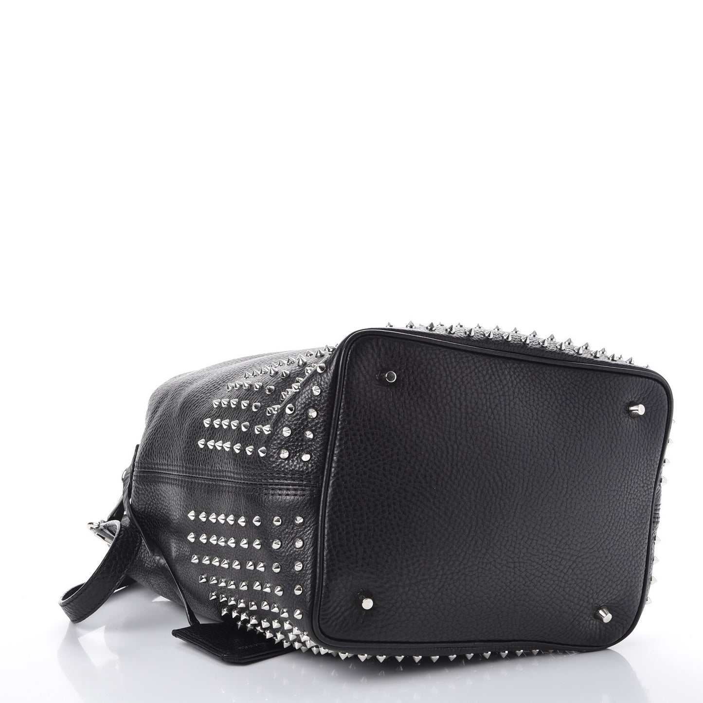 Calfskin Studded Medium Susanna Hobo Black