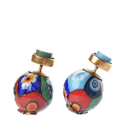 Christian Dior Printed Mise En Dior Tribal Earrings Multicolor 1 of 5