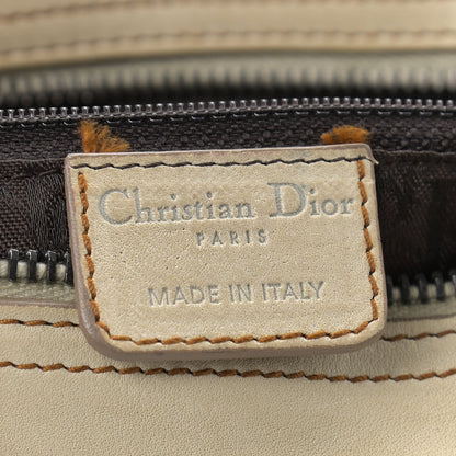 Christian Dior Calfskin Medium Gaucho Double Saddle Bag Ivory 5 of 14