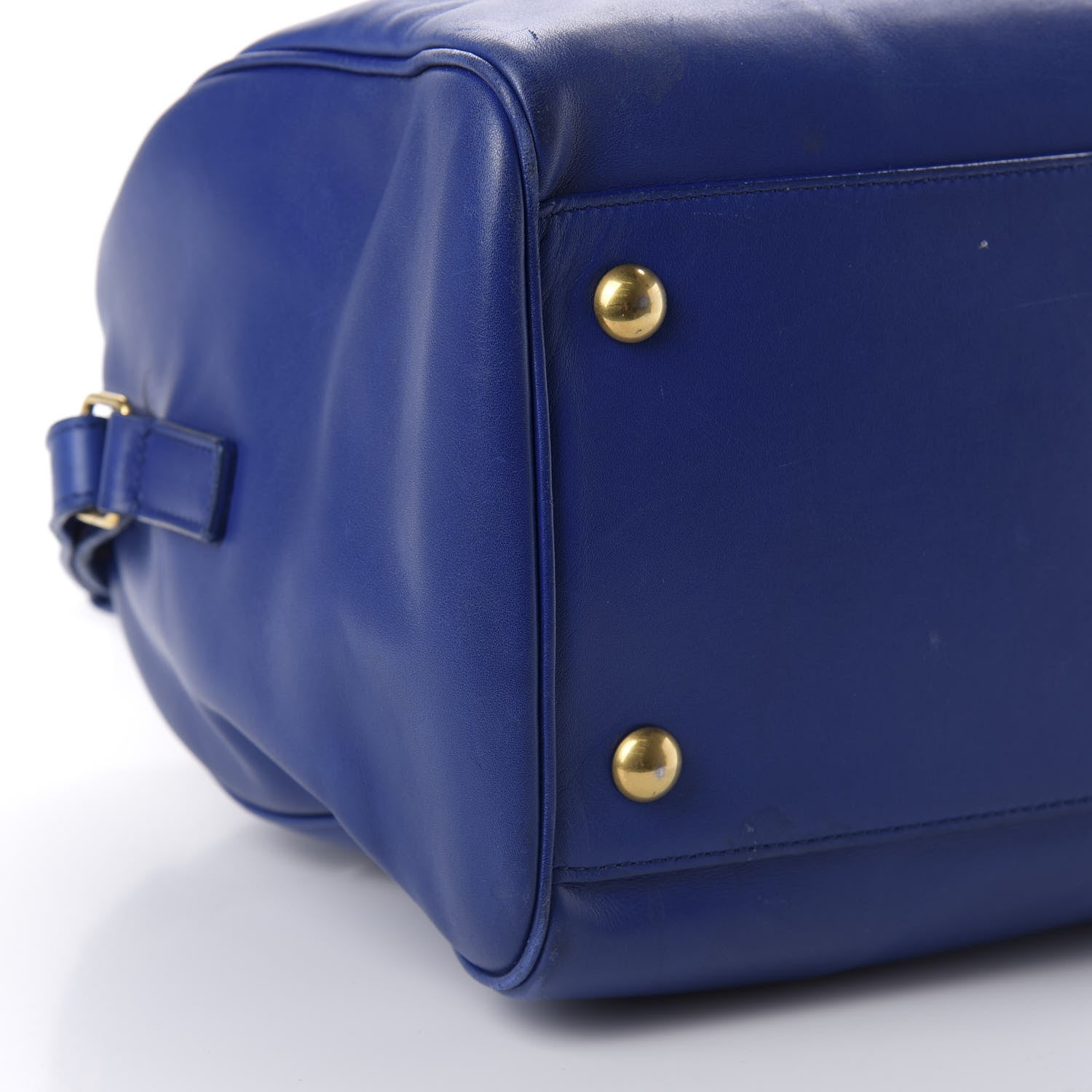 Saint Laurent Calfskin Classic Duffle 6 Blue 6 of 14
