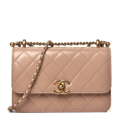 Chanel Calfskin Quilted Perfect Fit Flap Beige 1 of 8