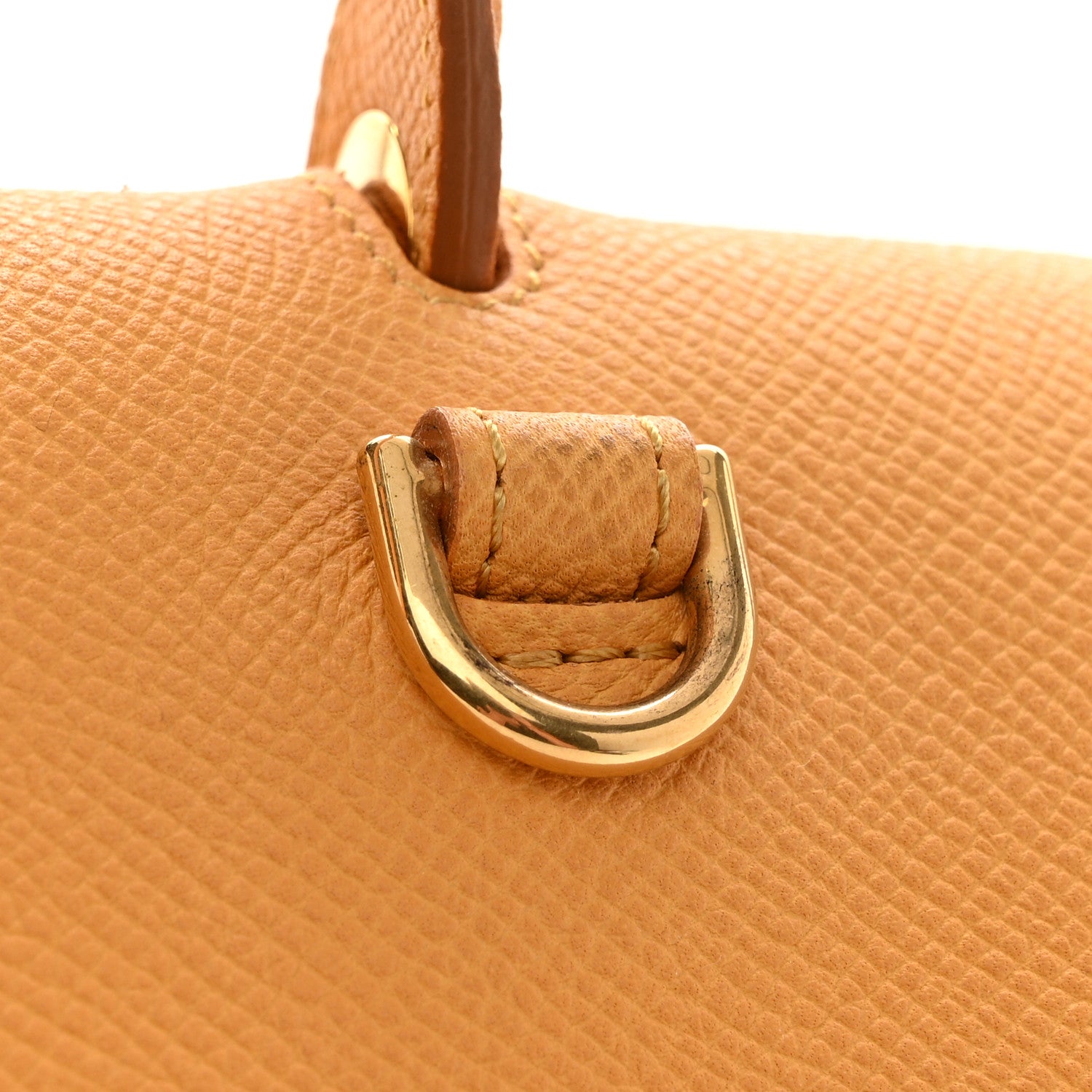 Celine Grained Calfskin Mini Belt Bag Amber 12 of 13