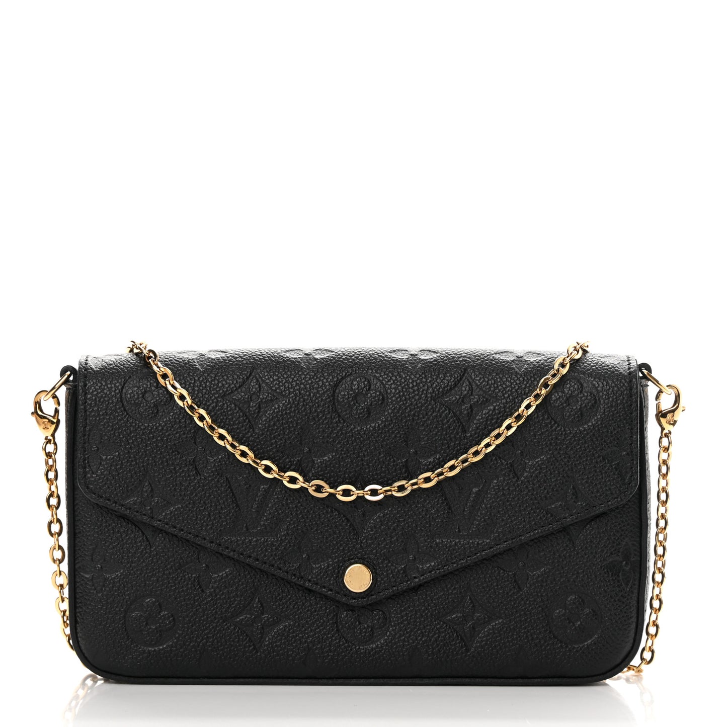 Empreinte Pochette Felicie Chain Wallet Black