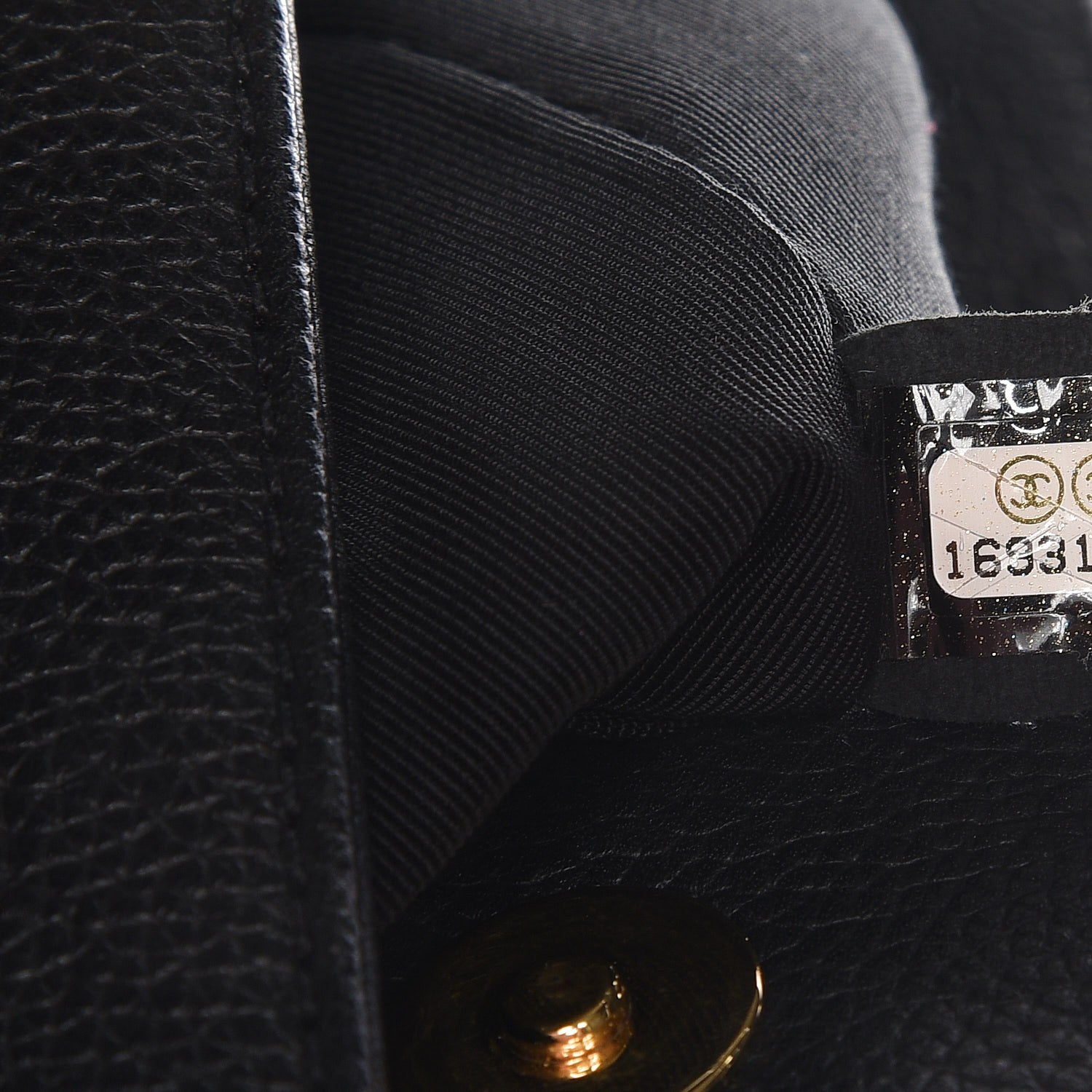 Chanel Calfskin Cerf Executive Shopper Tote Black 8 of 10