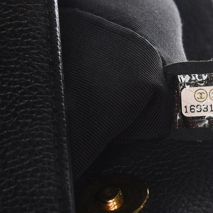 Chanel Calfskin Cerf Executive Shopper Tote Black 8 of 10