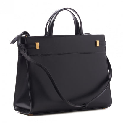 Saint Laurent Calfskin Small Manhattan Shopper Tote Black 3 of 8