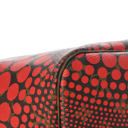 Louis Vuitton Monogram Kusama Waves Neverfull MM Red 10 of 11