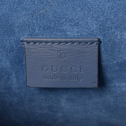 Gucci GG Supreme Monogram Blooms Small Dionysus Shoulder Bag Beige Navy Vintage Blue 6 of 9