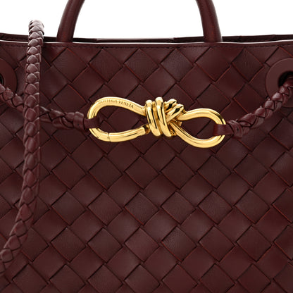 Bottega Veneta Nappa Intrecciato Small Andiamo Shoulder Bag Barolo 7 of 9