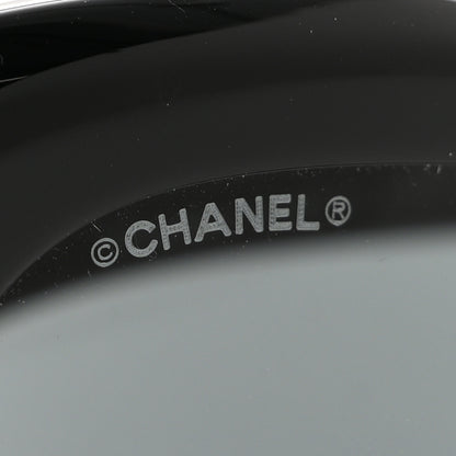 Chanel Acetate Glass Pearls Cat Eye Sunglasses 5443-H Black 8 of 9