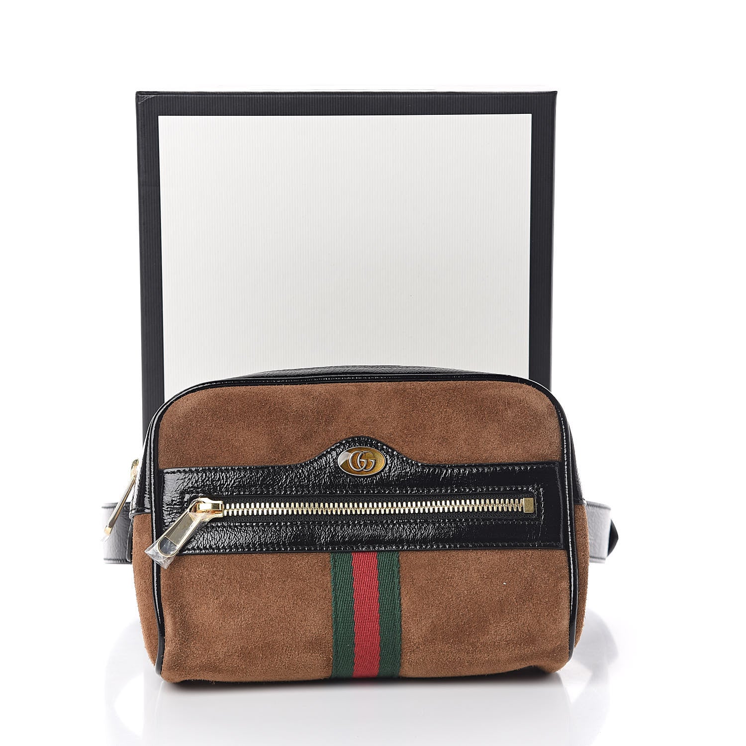Gucci Suede Small Ophidia Belt Bag 75 30 Brown 9 of 9