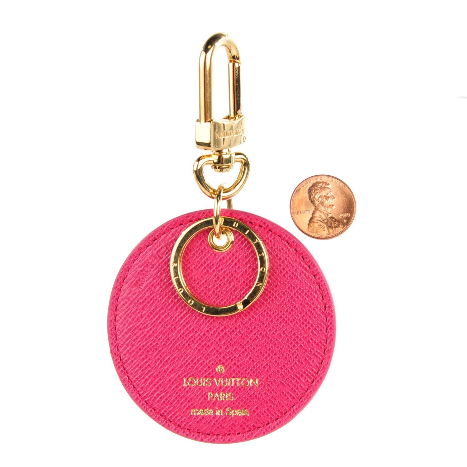 Louis Vuitton Damier Ebene Illustre Posies Bag Charm 2 of 5