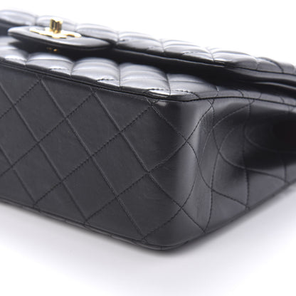 Chanel Lambskin Quilted Jumbo Double Flap Black 7 of 10