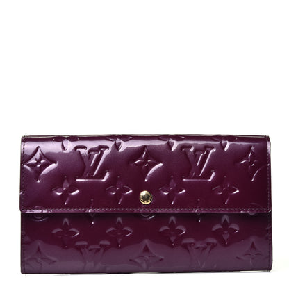 Louis Vuitton Vernis Sarah Wallet Violet 1 of 6