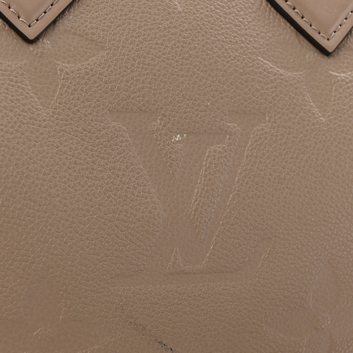 Louis Vuitton Empreinte Monogram Giant Speedy Bandouliere 25 Tourterelle 10 of 10