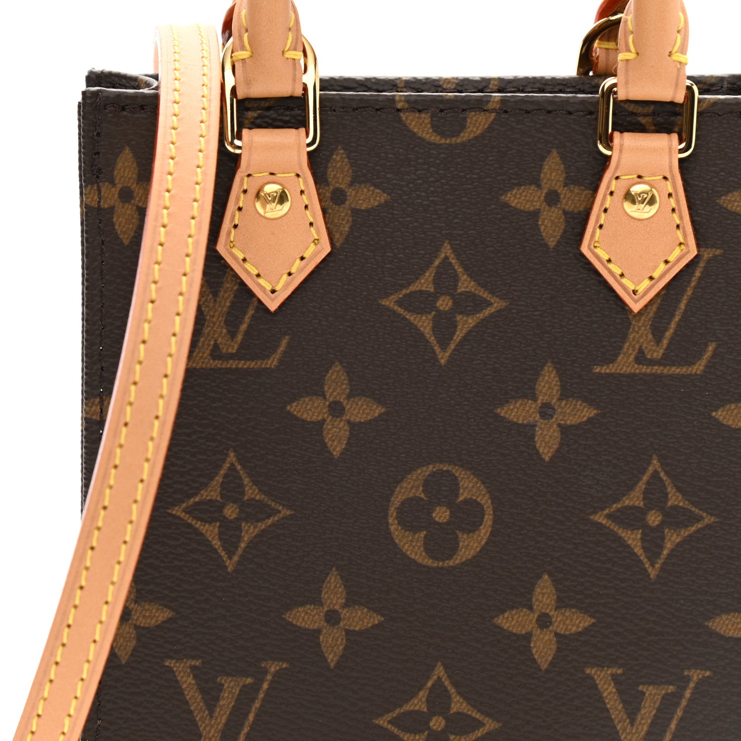 Louis Vuitton Monogram Petit Sac Plat 7 of 9