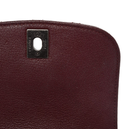 Chanel Goatskin Quilted CC Waiter Crossbody Burgundy 9 of 10