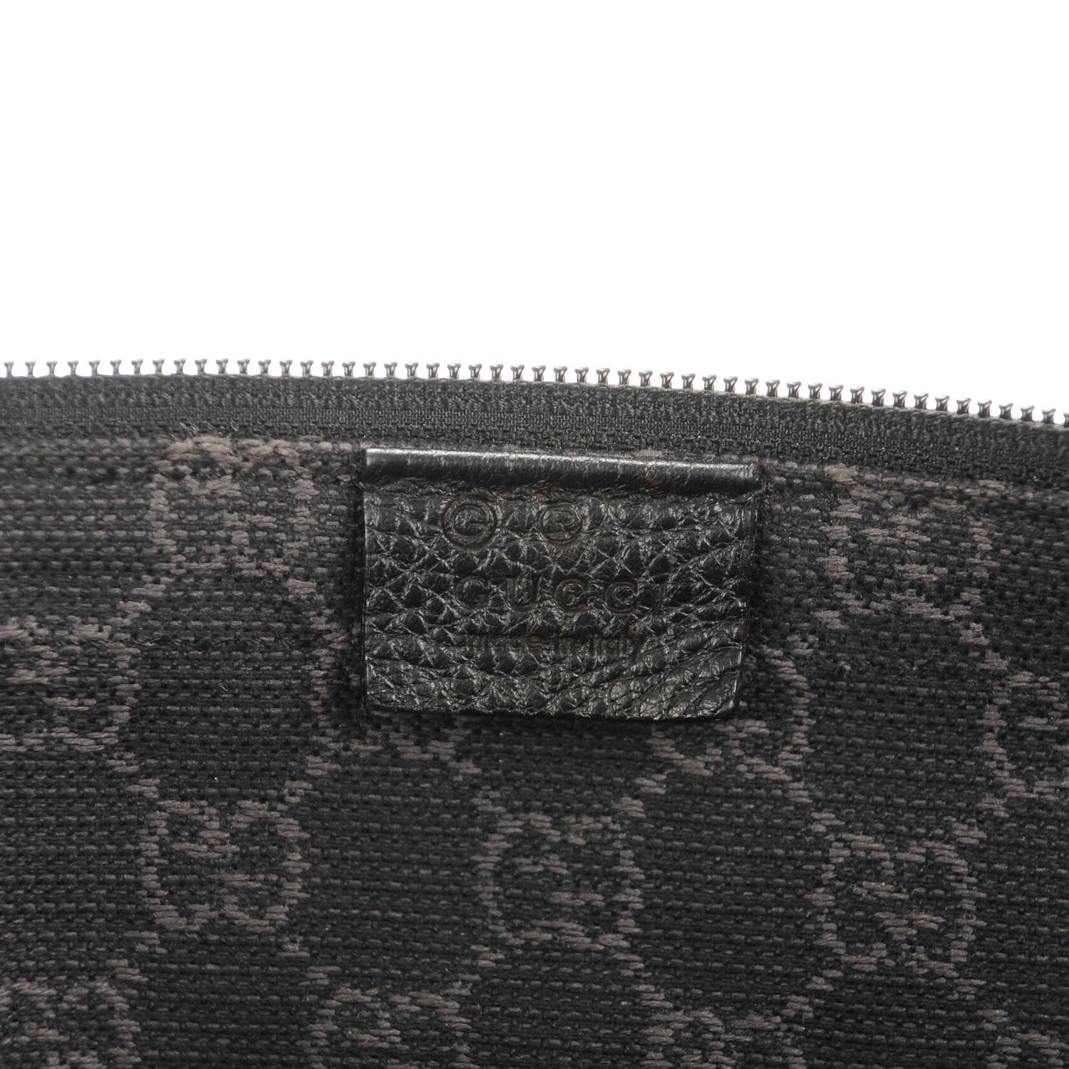 Gucci Denim Monogram Large Collapsible Carry On Duffle Black 6 of 7