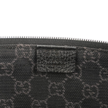 Gucci Denim Monogram Large Collapsible Carry On Duffle Black 6 of 7