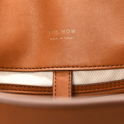 The Row Polished Saddle Calfskin Soft Margaux 12 Cuir 6 of 9