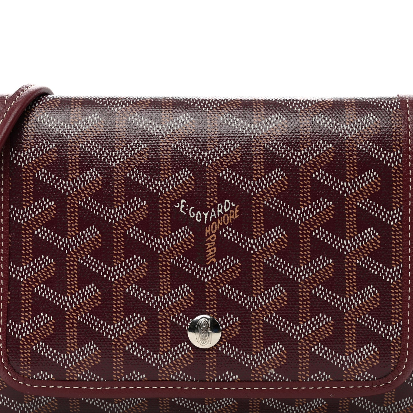 Goyardine Plumet Wallet Clutch Burgundy