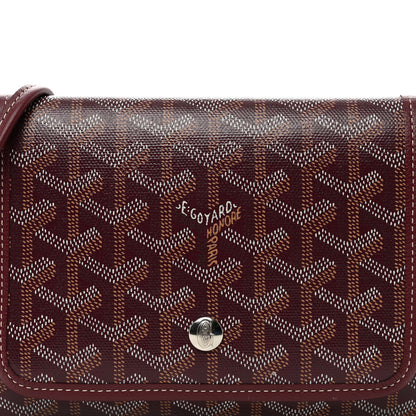 Goyard Goyardine Plumet Wallet Clutch Burgundy 5 of 11