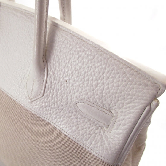 Hermes Toile Clemence 2 Tone Birkin 35 7 of 15