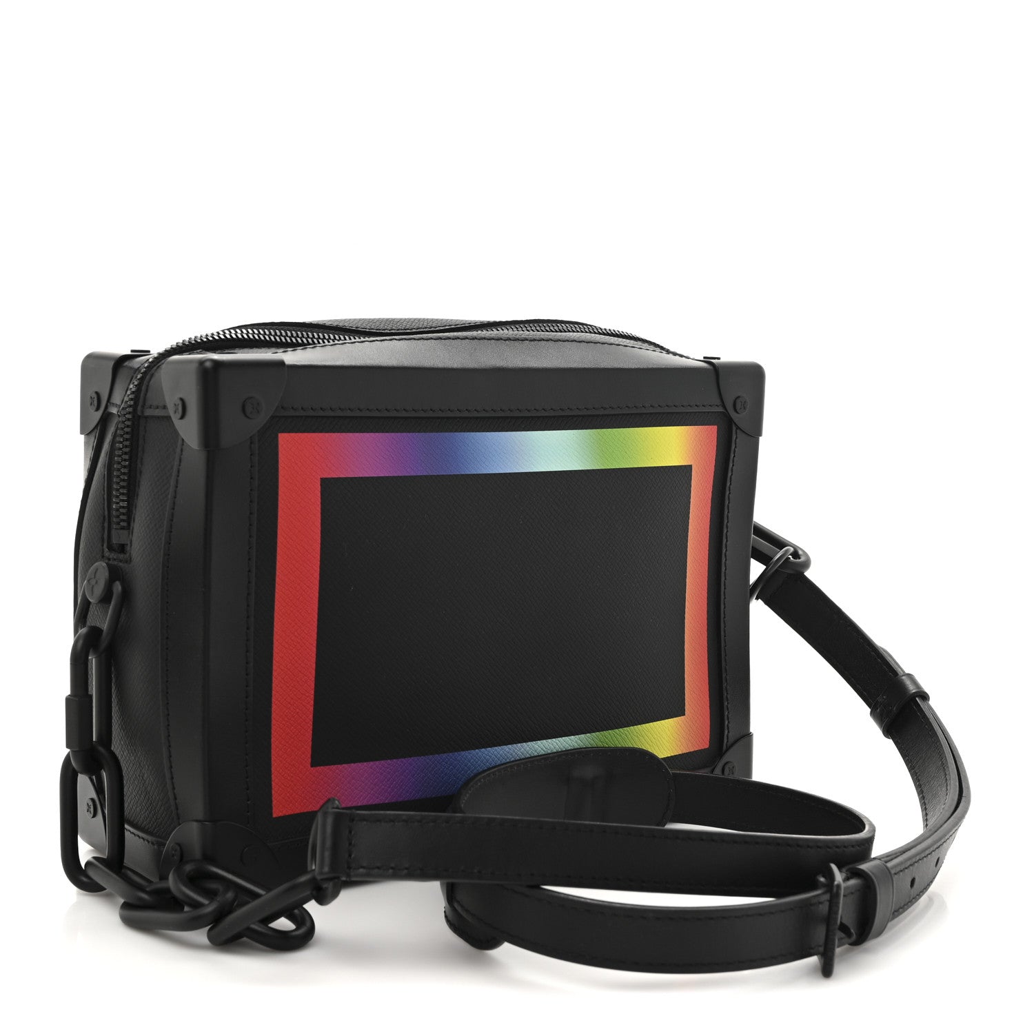 Louis Vuitton Taiga Rainbow Soft Trunk Black 3 of 10