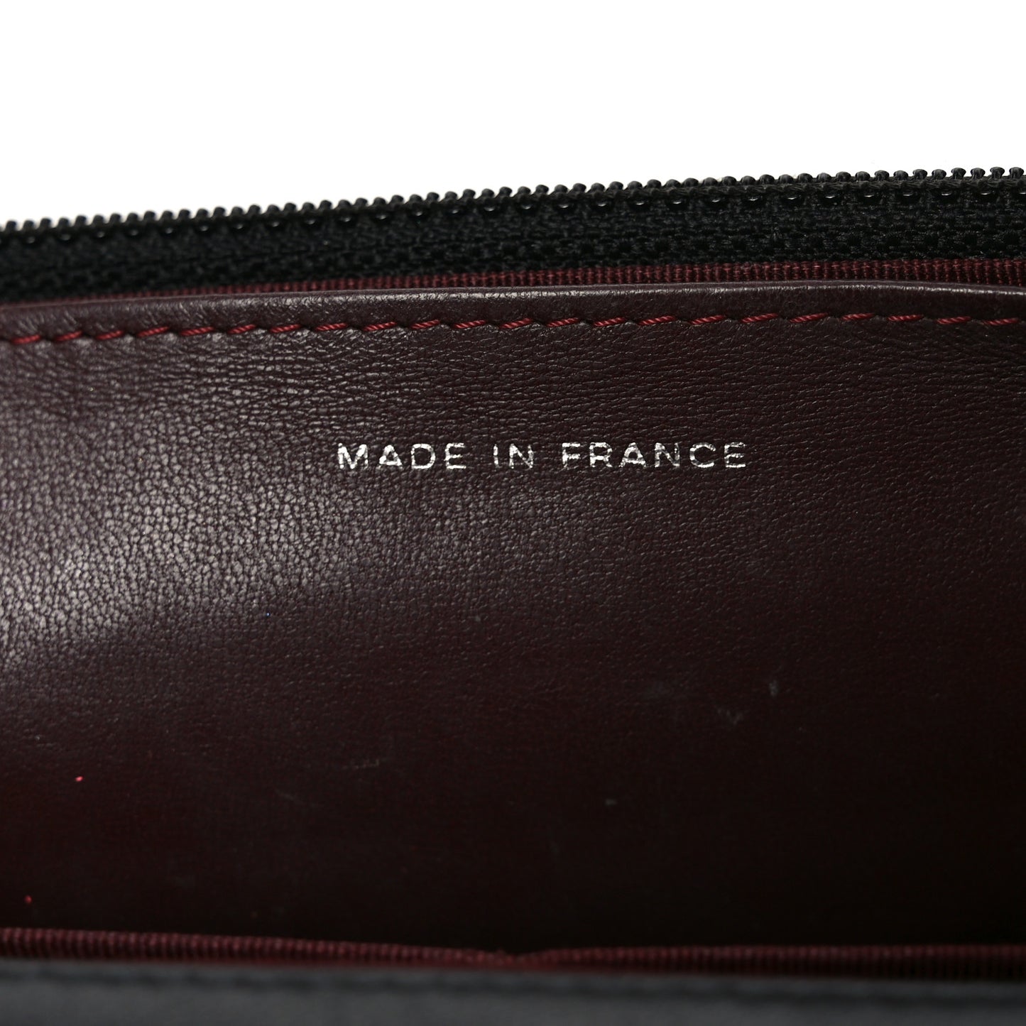 Lambskin Quilted Wallet On Chain WOC Black