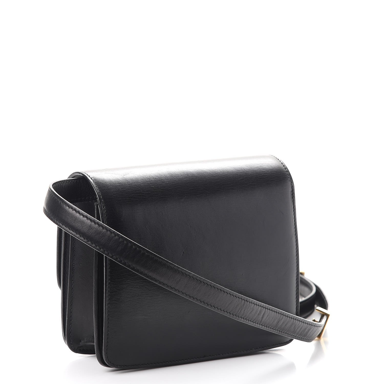Celine Box Calfskin Small Classic Box Flap Bag Black 4 of 14