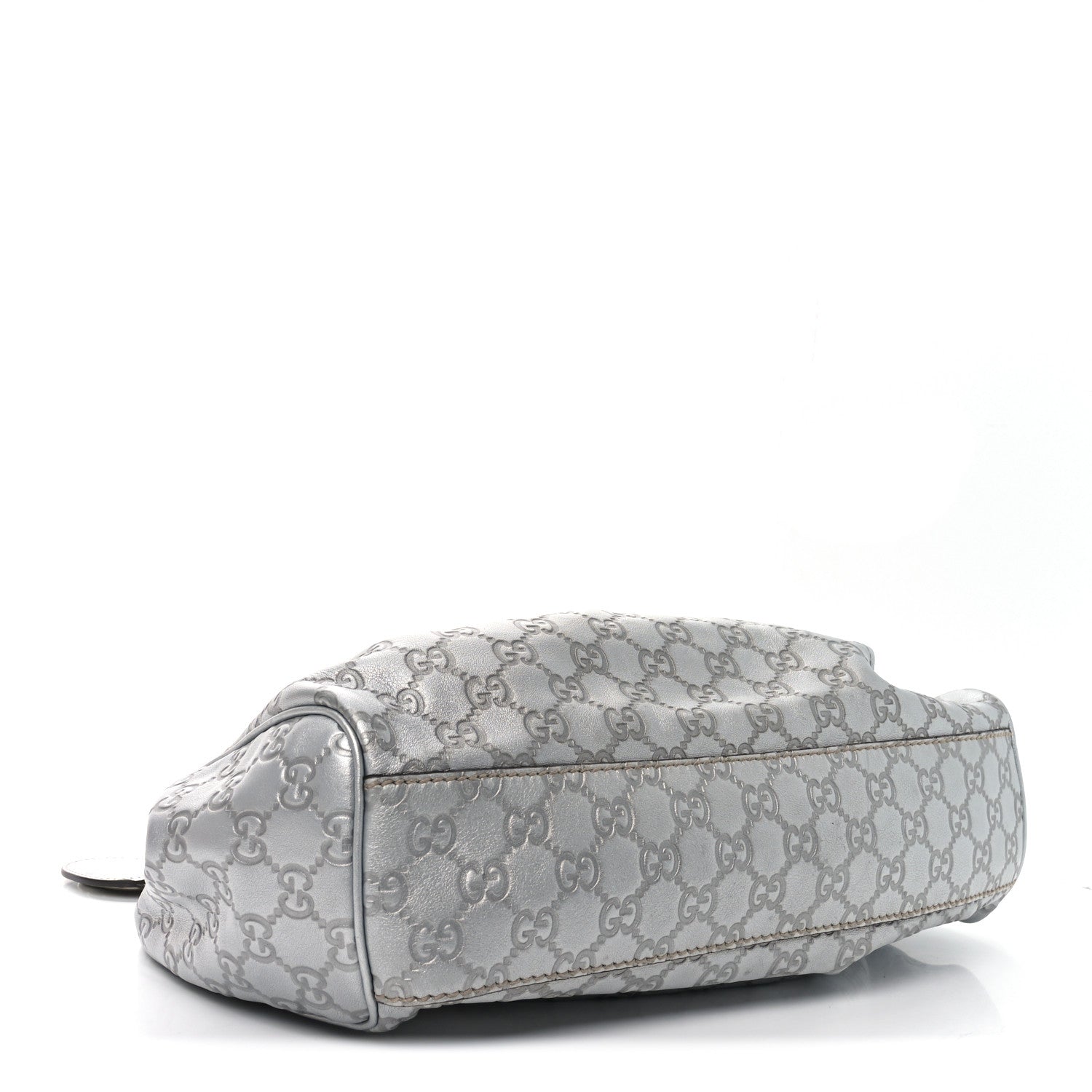 Gucci Guccissima Medium Sukey Tote Silver 4 of 10