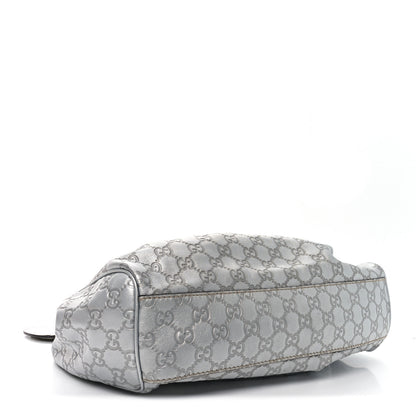 Gucci Guccissima Medium Sukey Tote Silver 4 of 10