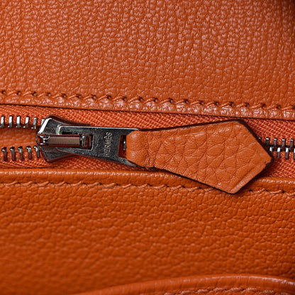 Hermes Taurillon Clemence Birkin 30 Orange 19 of 36
